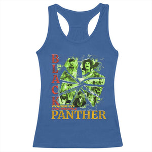 Vintage Black Panther Party Racerback Tank Top Newton Seale Shakur Black History Month Juneteenth TS10 Royal Blue Print Your Wear