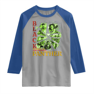 Vintage Black Panther Party Raglan Shirt Newton Seale Shakur Black History Month Juneteenth TS10 Sport Gray Royal Print Your Wear