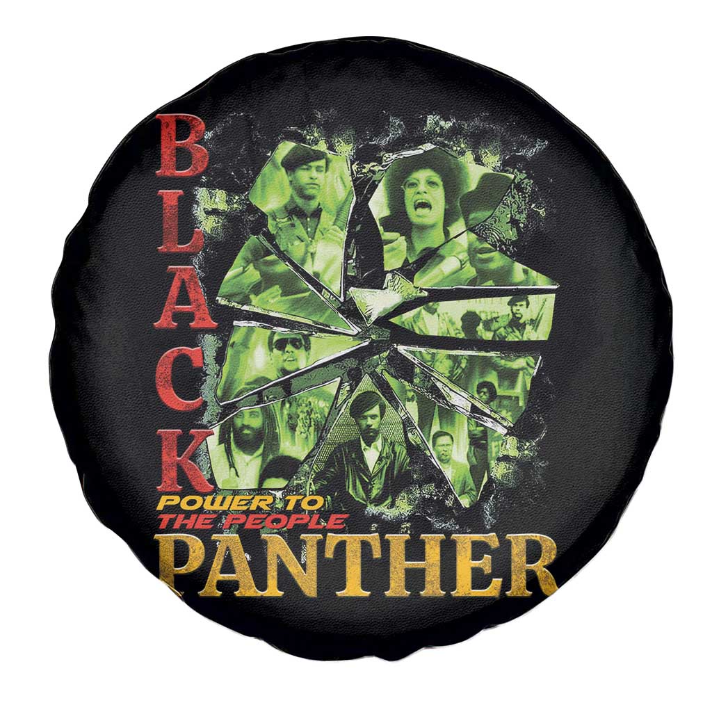 Vintage Black Panther Party Spare Tire Cover Newton Seale Shakur Black History Month Juneteenth TS10 Print Your Wear