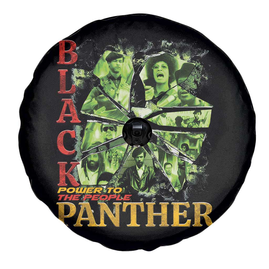 Vintage Black Panther Party Spare Tire Cover Newton Seale Shakur Black History Month Juneteenth TS10 Print Your Wear