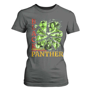 Vintage Black Panther Party T Shirt For Women Newton Seale Shakur Black History Month Juneteenth TS10 Dark Heather Print Your Wear