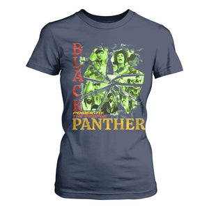 Vintage Black Panther Party T Shirt For Women Newton Seale Shakur Black History Month Juneteenth TS10 Navy Print Your Wear