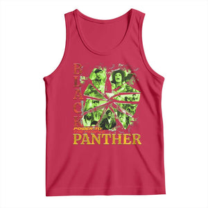 Vintage Black Panther Party Tank Top Newton Seale Shakur Black History Month Juneteenth TS10 Red Print Your Wear