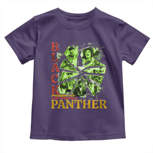 Vintage Black Panther Party Toddler T Shirt Newton Seale Shakur Black History Month Juneteenth TS10 Purple Print Your Wear