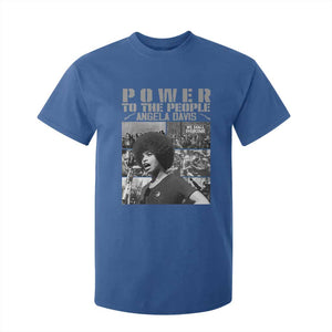 Power To The People T Shirt For Kid Black History Angela Davis Black Panther Party TS10 Royal Blue Print Your Wear
