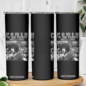 Power To The People Skinny Tumbler Black History Angela Davis Black Panther Party TS10 Print Your Wear