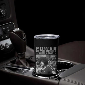 Power To The People Tumbler Cup Black History Angela Davis Black Panther Party TS10 Print Your Wear