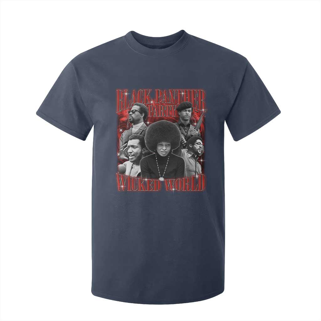 Black Panther Party T Shirt For Kid Black History Month TS10 Navy Print Your Wear