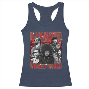 Black Panther Party Racerback Tank Top Black History Month TS10 Navy Print Your Wear
