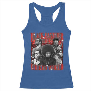Black Panther Party Racerback Tank Top Black History Month TS10 Royal Blue Print Your Wear