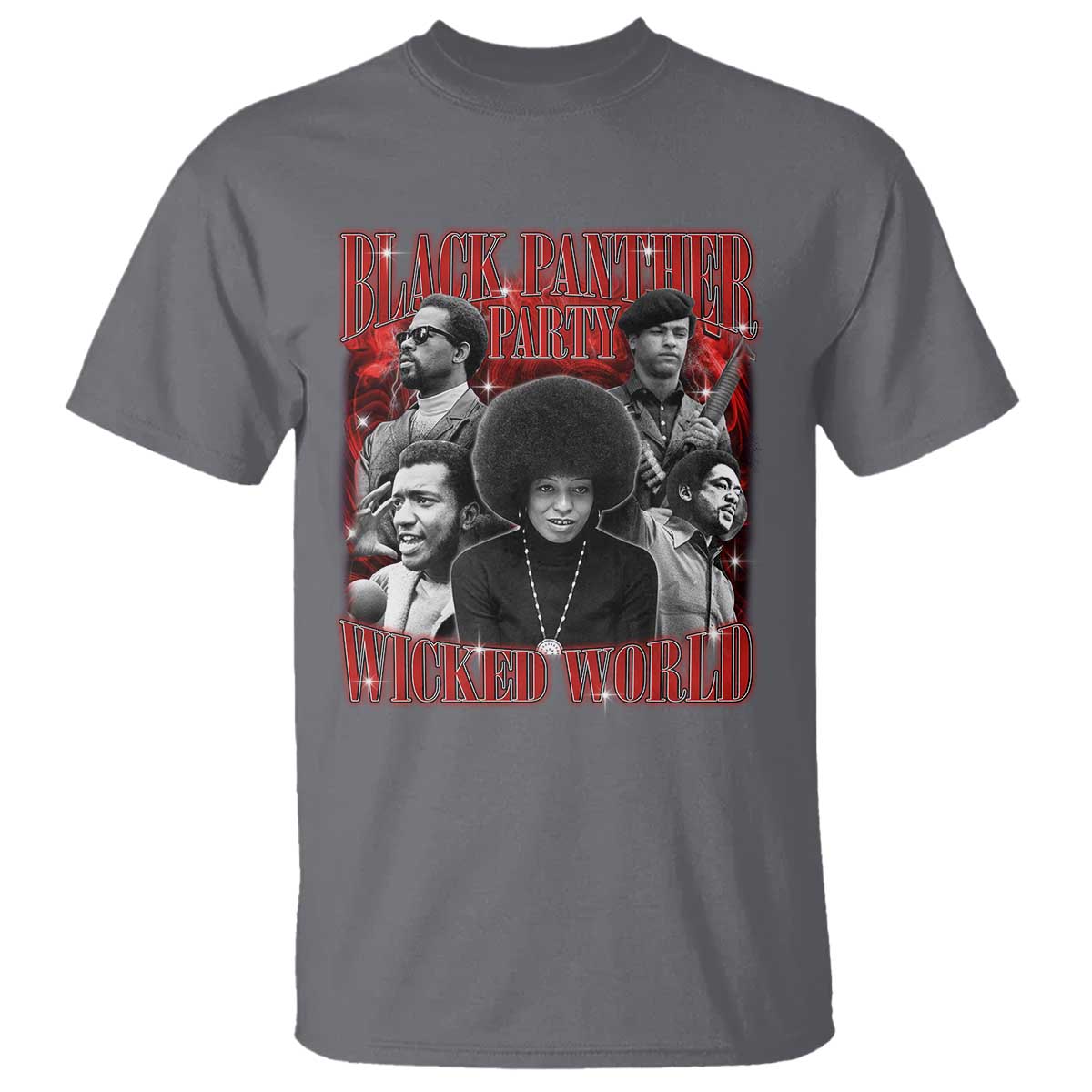 Black Panther Party T Shirt Black History Month TS10 Charcoal Print Your Wear