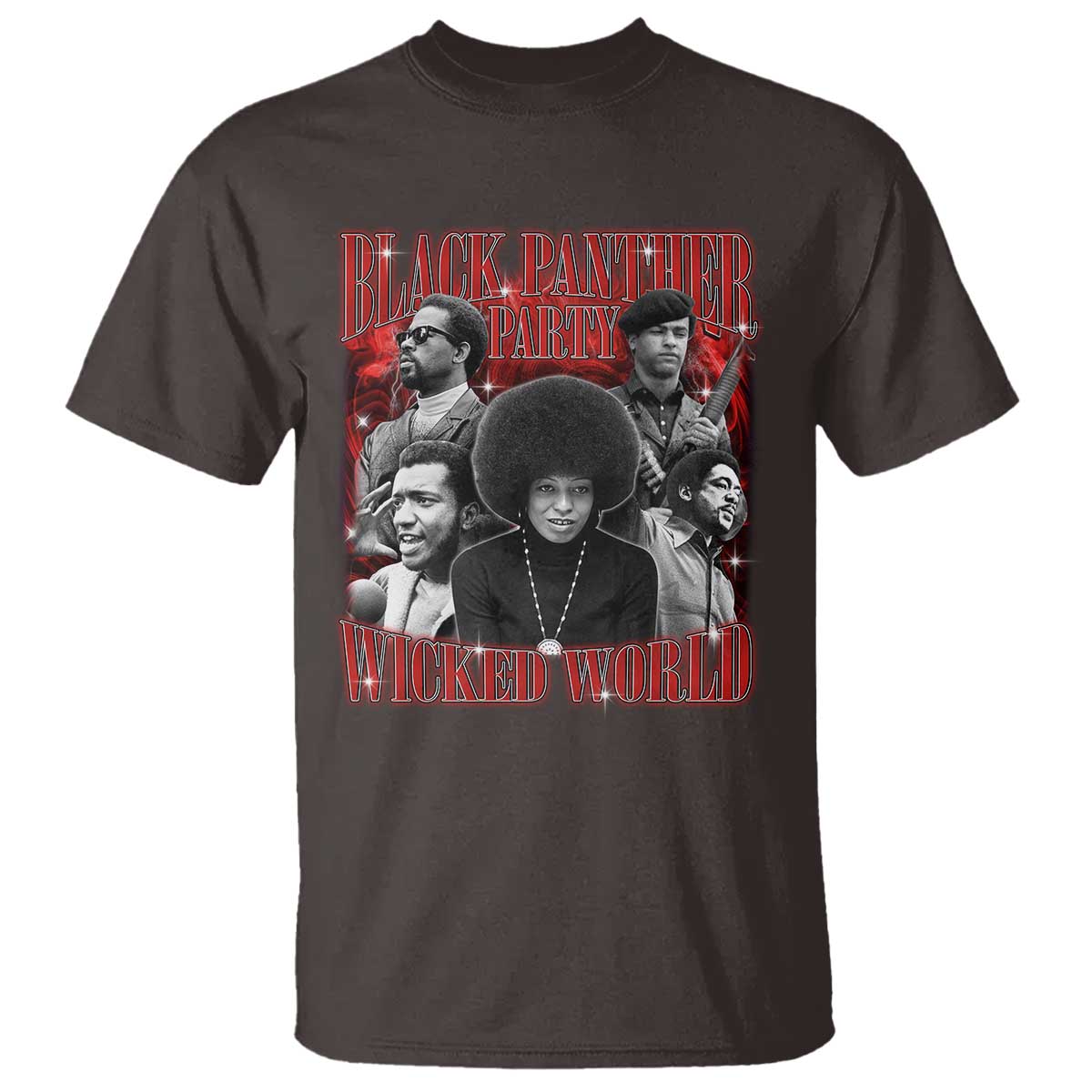 Black Panther Party T Shirt Black History Month TS10 Dark Chocolate Print Your Wear