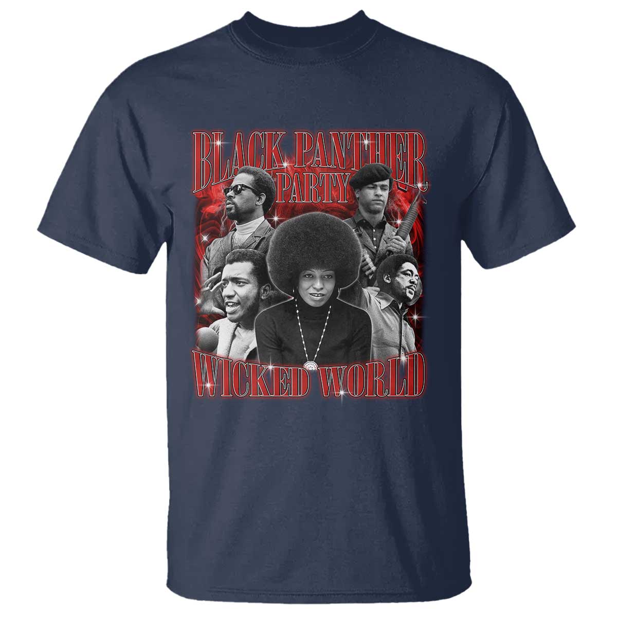 Black Panther Party T Shirt Black History Month TS10 Navy Print Your Wear