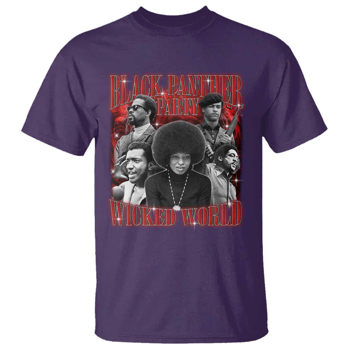 Black Panther Party T Shirt Black History Month TS10 Purple Print Your Wear
