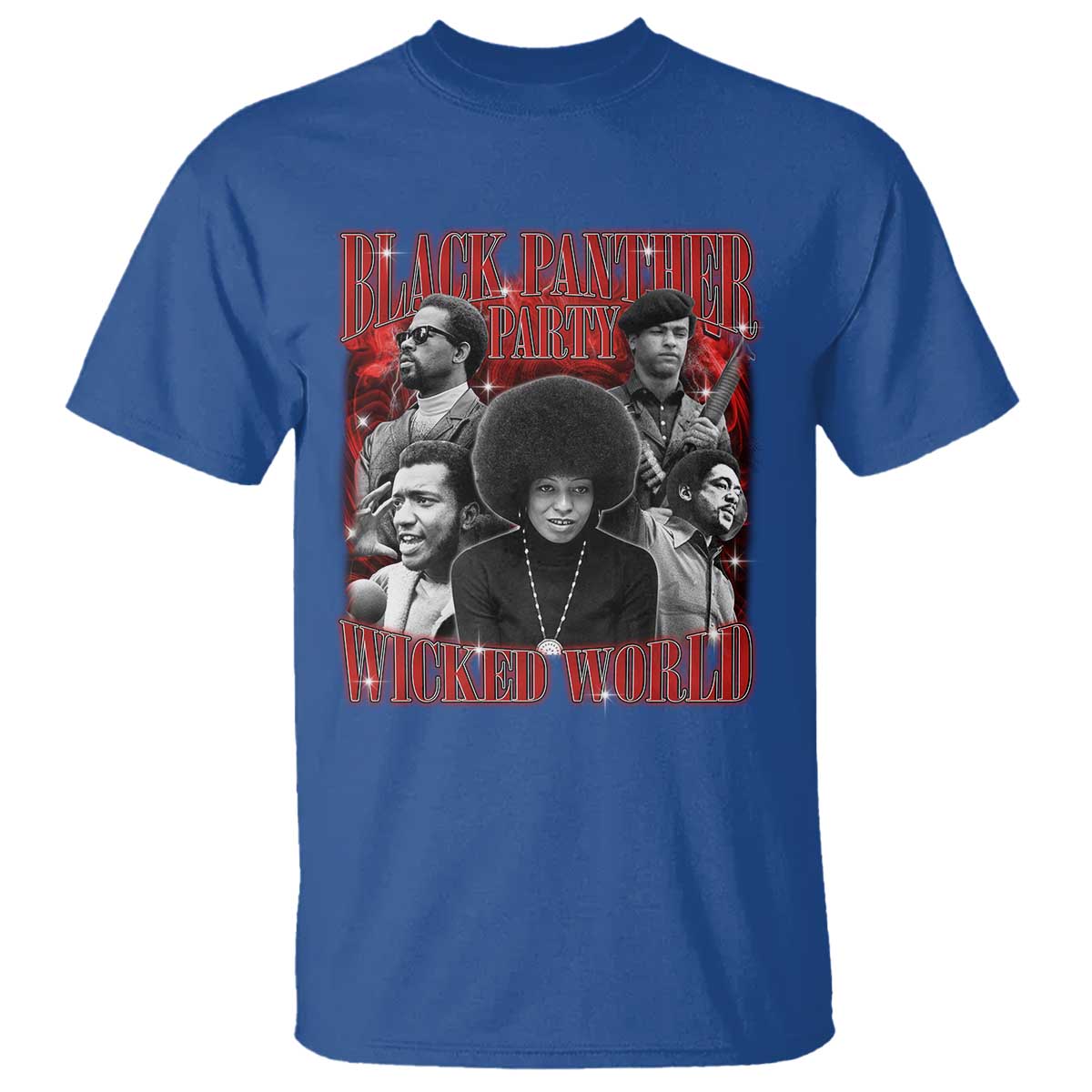 Black Panther Party T Shirt Black History Month TS10 Royal Blue Print Your Wear