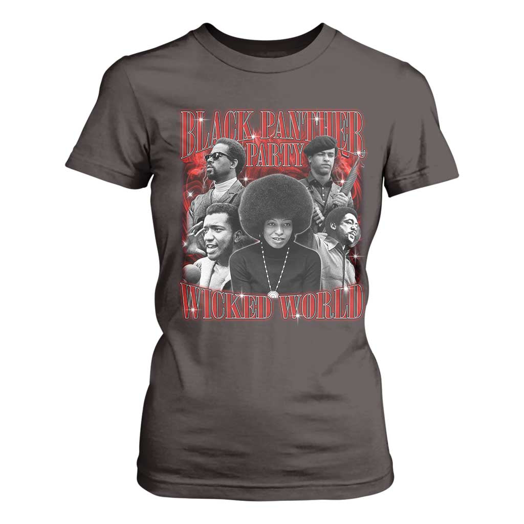 Black Panther Party T Shirt For Women Black History Month TS10 Dark Chocolate Print Your Wear