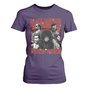 Black Panther Party T Shirt For Women Black History Month TS10 Purple Print Your Wear