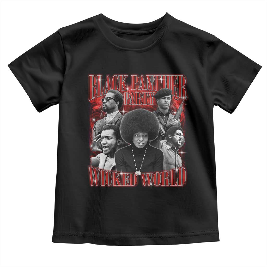 Black Panther Party Toddler T Shirt Black History Month TS10 Black Print Your Wear