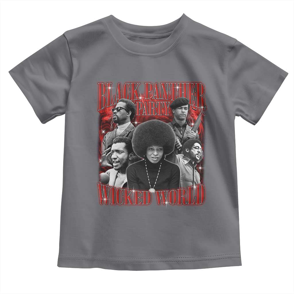 Black Panther Party Toddler T Shirt Black History Month TS10 Charcoal Print Your Wear