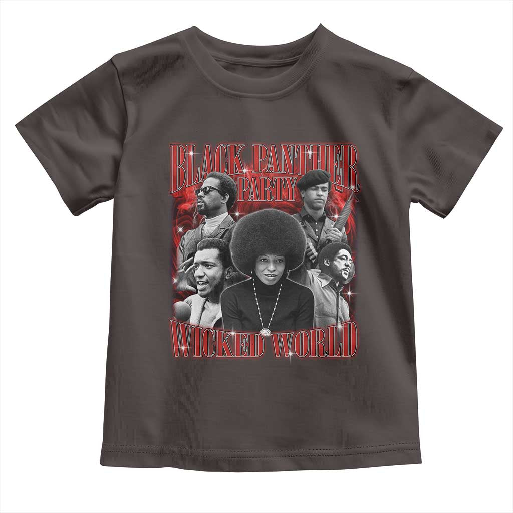 Black Panther Party Toddler T Shirt Black History Month TS10 Dark Chocolate Print Your Wear