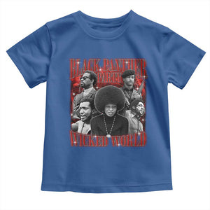 Black Panther Party Toddler T Shirt Black History Month TS10 Royal Blue Print Your Wear