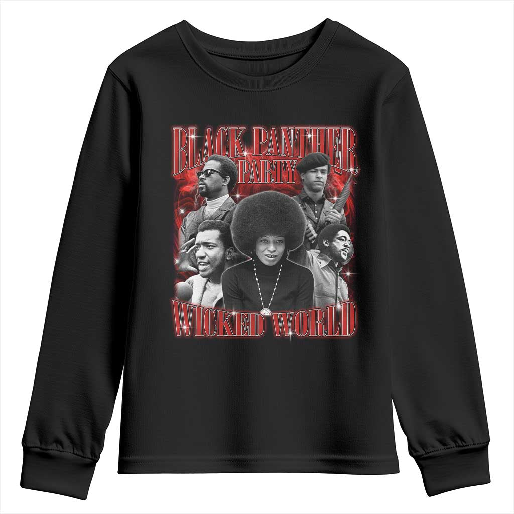 Black Panther Party Youth Sweatshirt Black History Month TS10 Black Print Your Wear