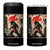 Samurai Bigfoot 4 in 1 Can Cooler Tumbler Japanese Vintage Sasquatch Graphic Ukiyo-e Art Funny TS10 One Size: 16 oz Black Print Your Wear