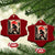Samurai Bigfoot Ceramic Ornament Japanese Vintage Sasquatch Graphic Ukiyo-e Art Funny TS10 Print Your Wear