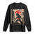 Samurai Bigfoot Long Sleeve Shirt Japanese Vintage Sasquatch Graphic Ukiyo-e Art Funny TS10 Black Print Your Wear