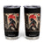 Samurai Bigfoot Tumbler Cup Japanese Vintage Sasquatch Graphic Ukiyo-e Art Funny TS10 Black Print Your Wear