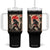 Samurai Bigfoot Tumbler With Handle Japanese Vintage Sasquatch Graphic Ukiyo-e Art Funny TS10 One Size: 40 oz Black Print Your Wear