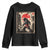 Samurai Bigfoot Youth Sweatshirt Japanese Vintage Sasquatch Graphic Ukiyo-e Art Funny TS10 Black Print Your Wear