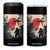 Samurai Bigfoot 4 in 1 Can Cooler Tumbler Funny Japanese Retro Vintage Sasquatch Graphic Ukiyo-e Art TS10 One Size: 16 oz Black Print Your Wear
