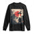 Samurai Bigfoot Long Sleeve Shirt Funny Japanese Retro Vintage Sasquatch Graphic Ukiyo-e Art TS10 Black Print Your Wear