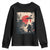 Samurai Bigfoot Youth Sweatshirt Funny Japanese Retro Vintage Sasquatch Graphic Ukiyo-e Art TS10 Black Print Your Wear