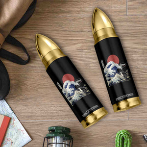 Japanese Kawaii Anime Cat Bullet Tumbler Funny Surfing Cat Bruh Retro The Great Wave Kanagawa TS10 Print Your Wear