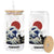 Japanese Kawaii Anime Cat Glass Can Funny Surfing Cat Bruh Retro The Great Wave Kanagawa TS10 Print Your Wear