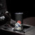 Japanese Kawaii Anime Cat Skinny Tumbler Funny Surfing Cat Bruh Retro The Great Wave Kanagawa TS10 Print Your Wear
