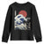 Japanese Kawaii Anime Cat Youth Sweatshirt Funny Surfing Cat Bruh Retro The Great Wave Kanagawa TS10 Black Print Your Wear
