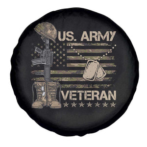 US Army Veteran Flag Spare Tire Cover TS10 Print Your Wear