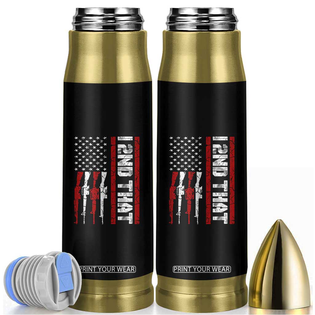 Vintage USA Flag 2nd Amendment Bullet Tumbler Pro Gun Lovers TS10 Black Print Your Wear