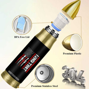 Vintage USA Flag 2nd Amendment Bullet Tumbler Pro Gun Lovers TS10 Print Your Wear