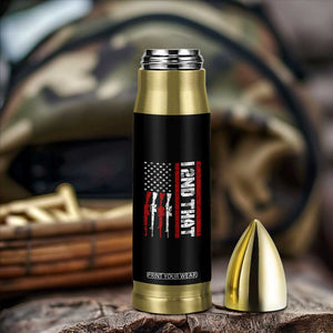 Vintage USA Flag 2nd Amendment Bullet Tumbler Pro Gun Lovers TS10 Print Your Wear