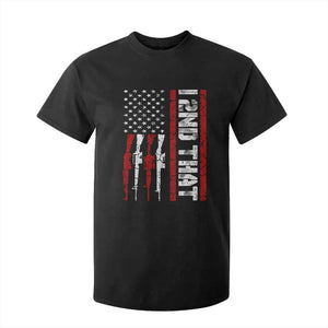 Vintage USA Flag 2nd Amendment T Shirt For Kid Pro Gun Lovers TS10 Black Print Your Wear