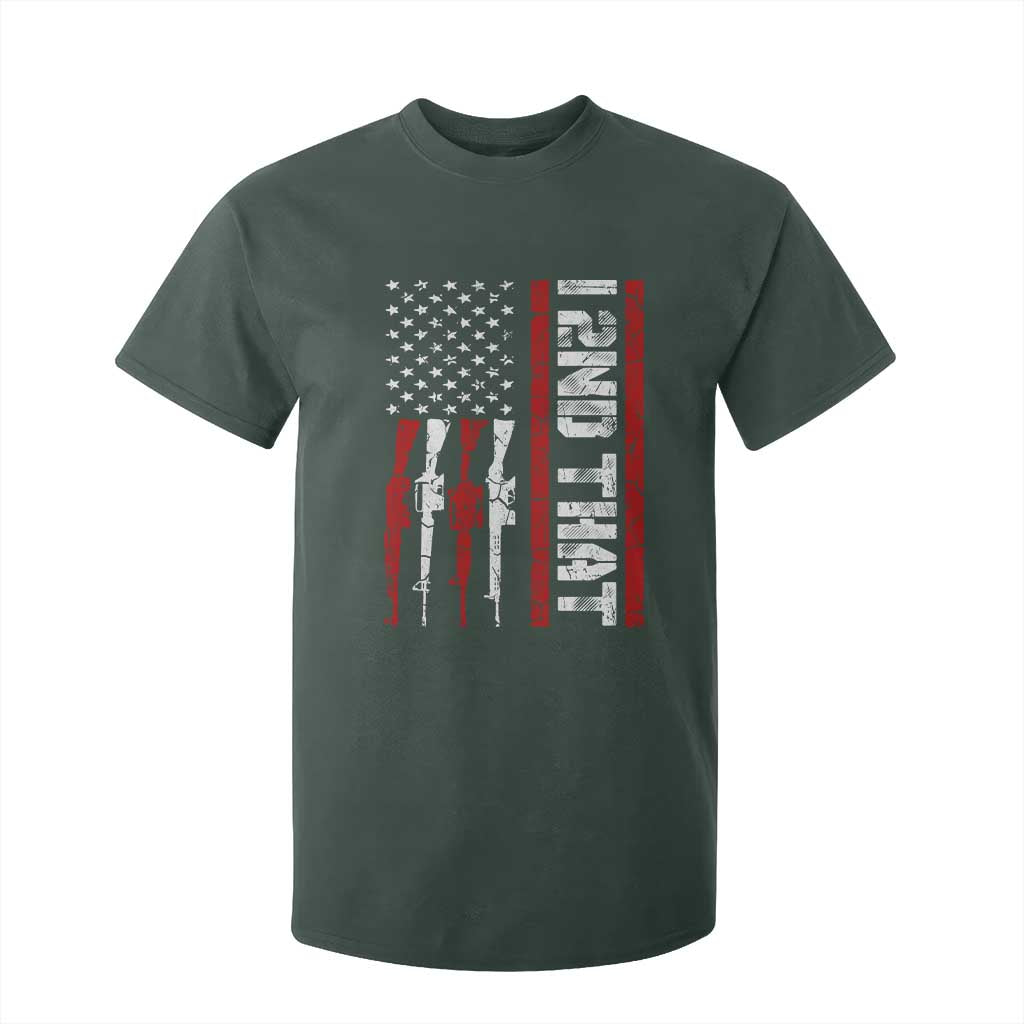 Vintage USA Flag 2nd Amendment T Shirt For Kid Pro Gun Lovers TS10 Dark Forest Green Print Your Wear