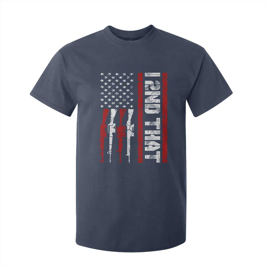 Vintage USA Flag 2nd Amendment T Shirt For Kid Pro Gun Lovers TS10 Navy Print Your Wear