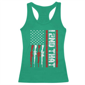 Vintage USA Flag 2nd Amendment Racerback Tank Top Pro Gun Lovers TS10 Irish Green Print Your Wear