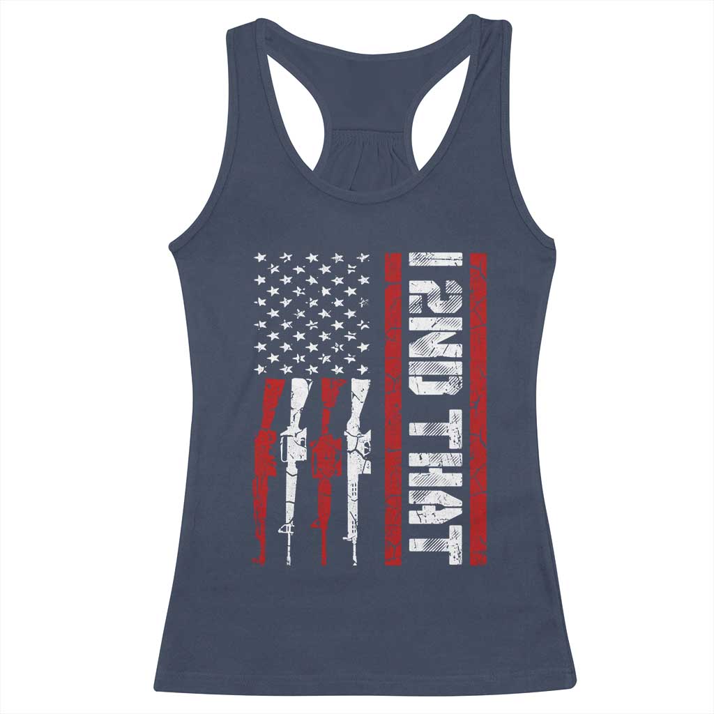 Vintage USA Flag 2nd Amendment Racerback Tank Top Pro Gun Lovers TS10 Navy Print Your Wear