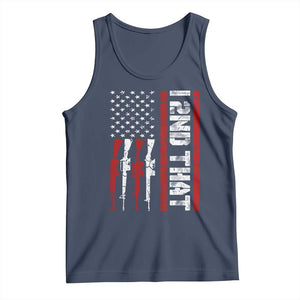 Vintage USA Flag 2nd Amendment Tank Top Pro Gun Lovers TS10 Navy Print Your Wear
