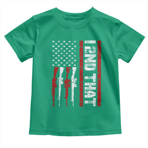 Vintage USA Flag 2nd Amendment Toddler T Shirt Pro Gun Lovers TS10 Irish Green Print Your Wear
